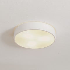 Cleo 400 mennyezeti lámpa, IP54, Ø 40 cm fehér