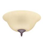 Hunter Amber Bowl fan lamp