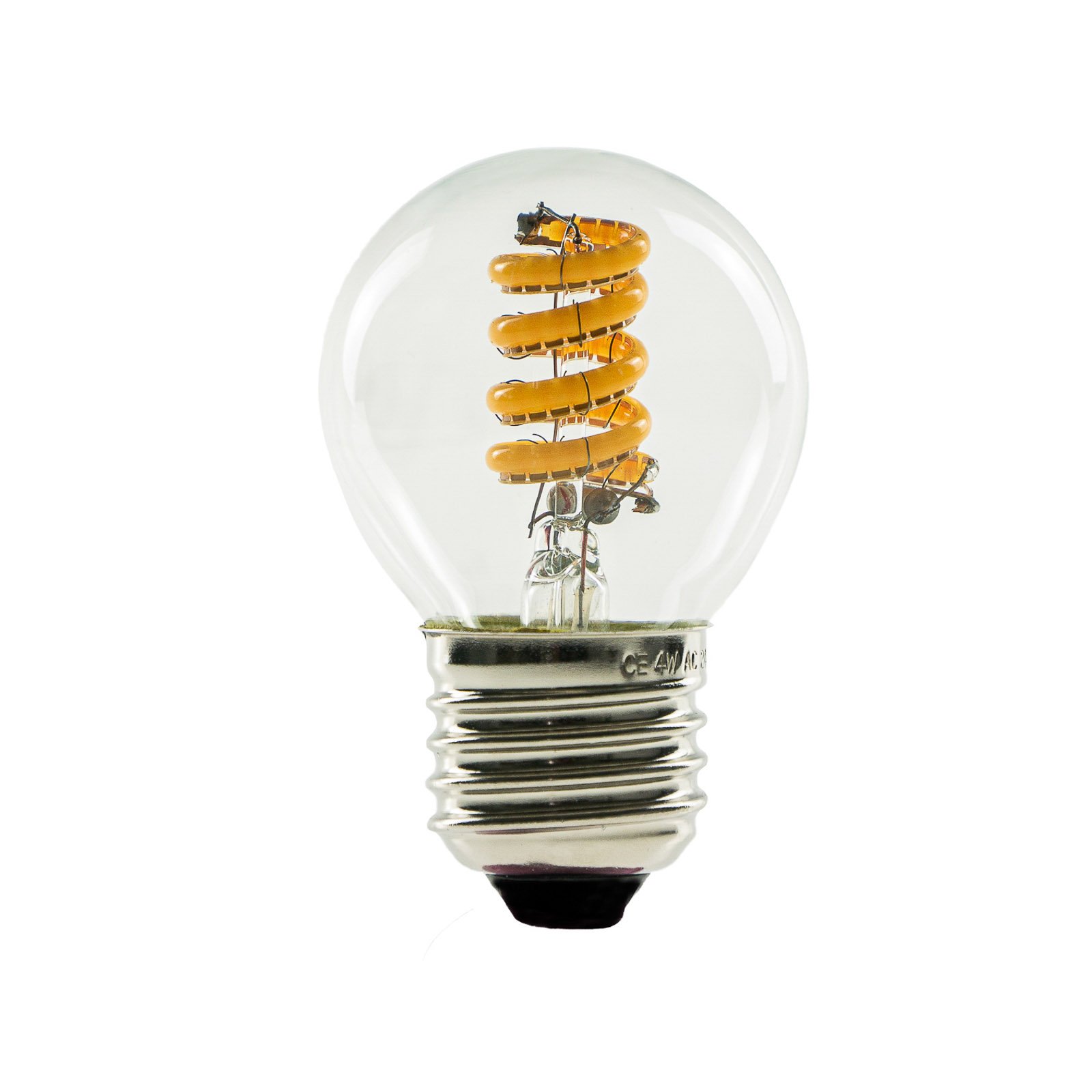 SEGULA LED-lampa E27 4 W G45 Curved ambient klar