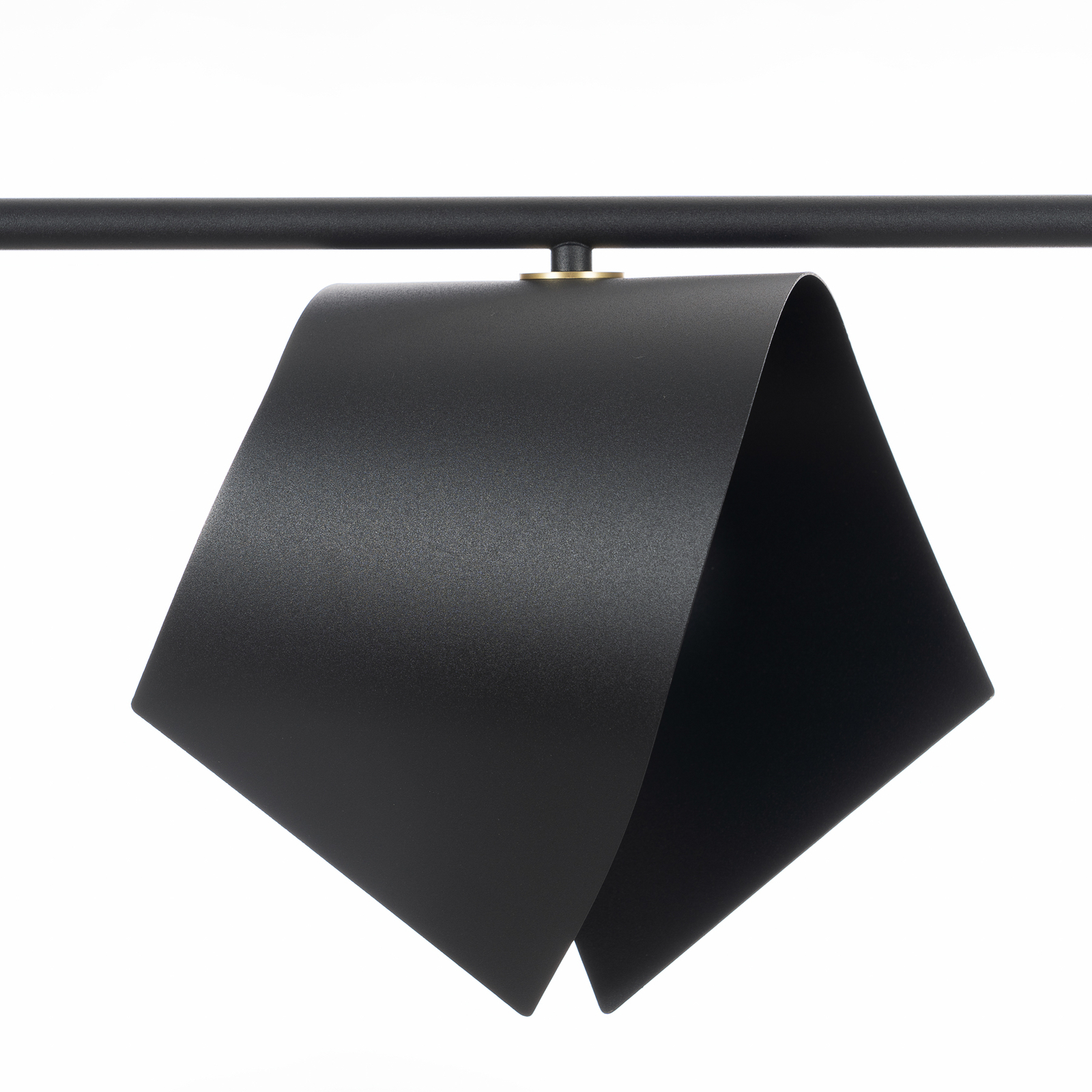 Lucande Mikolay hanglamp, 4-lamps, zwart