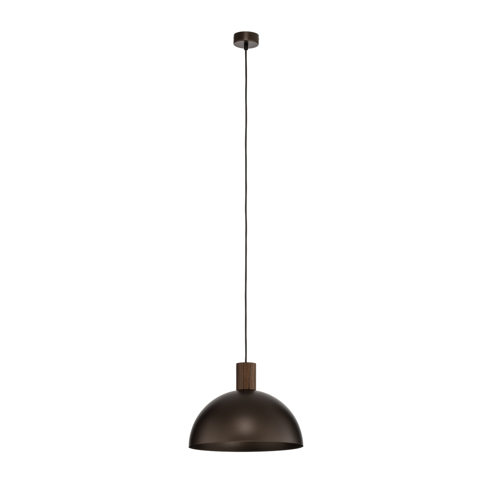 Hängeleuchte Oslo, braun, Metall, Ø 34 cm, E27