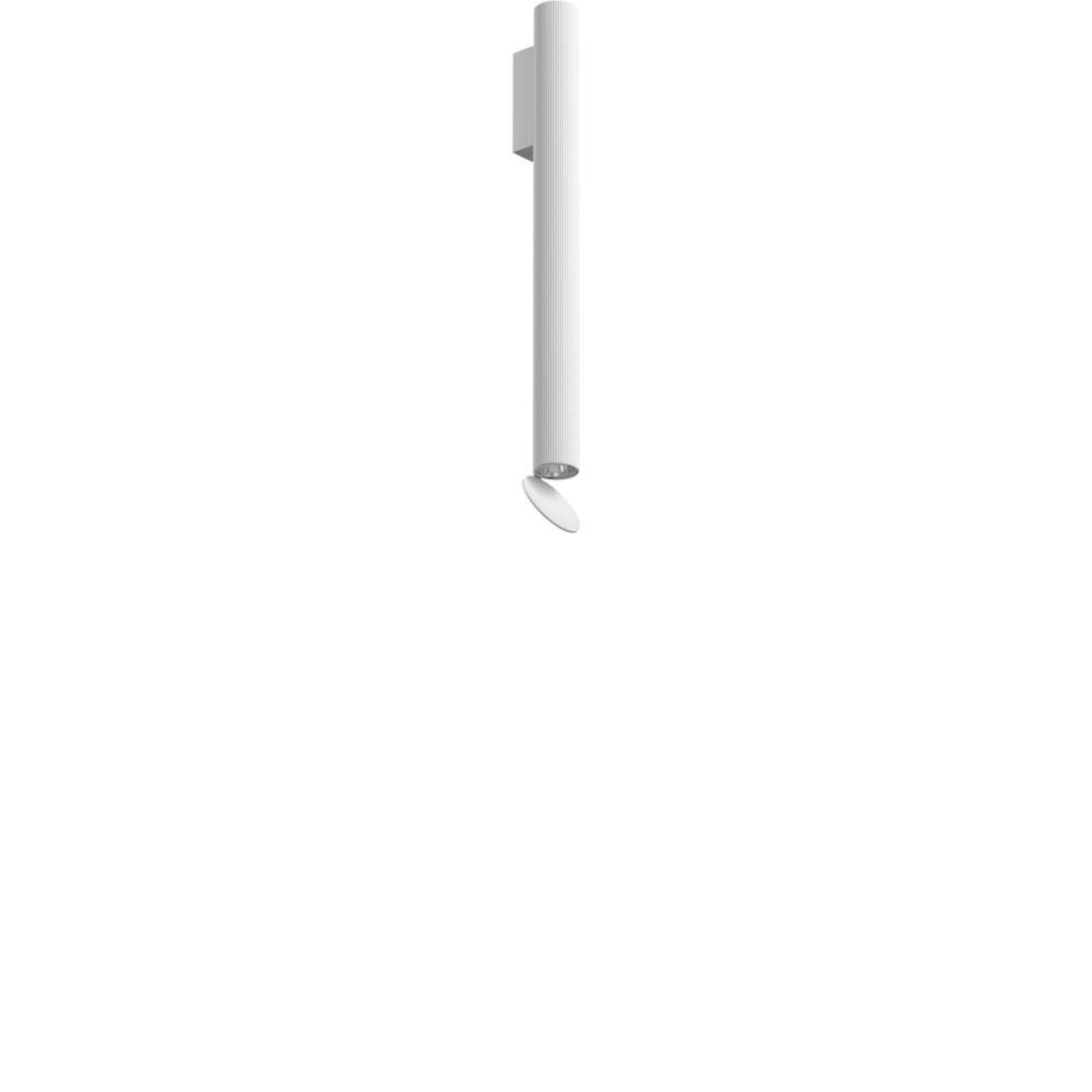 Flauta Riga V&auml;gglampa H500 White FLOS - Vardagsrum - Aluminium