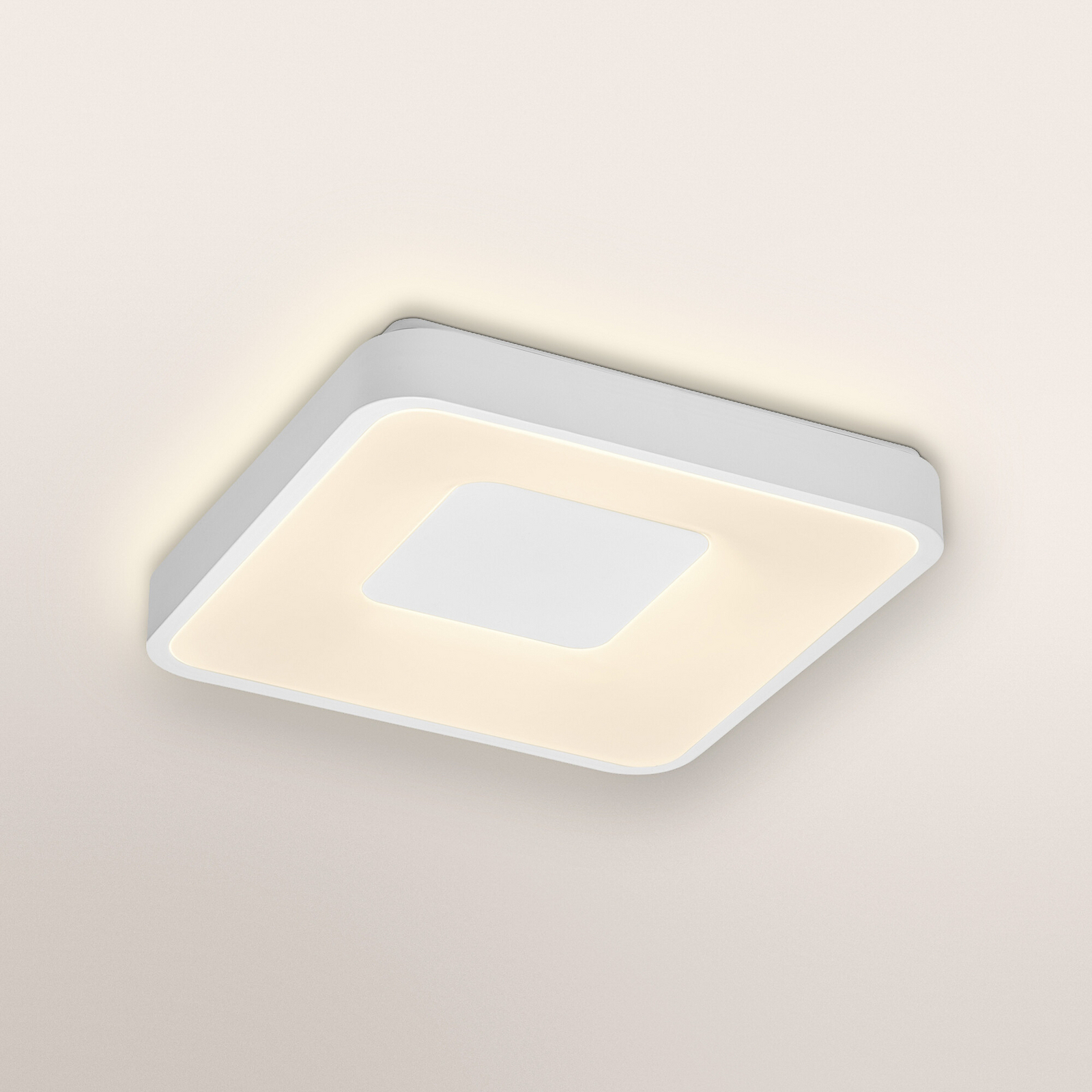 Φωτιστικό οροφής LED ORBIS PIANA της OSRAM, λευκό, 38 x 38 εκ., clickdim Φωτιστικό οροφής LED ORBIS PIANA της OSRAM, λευκό, 38 x 38 εκ., clickdim