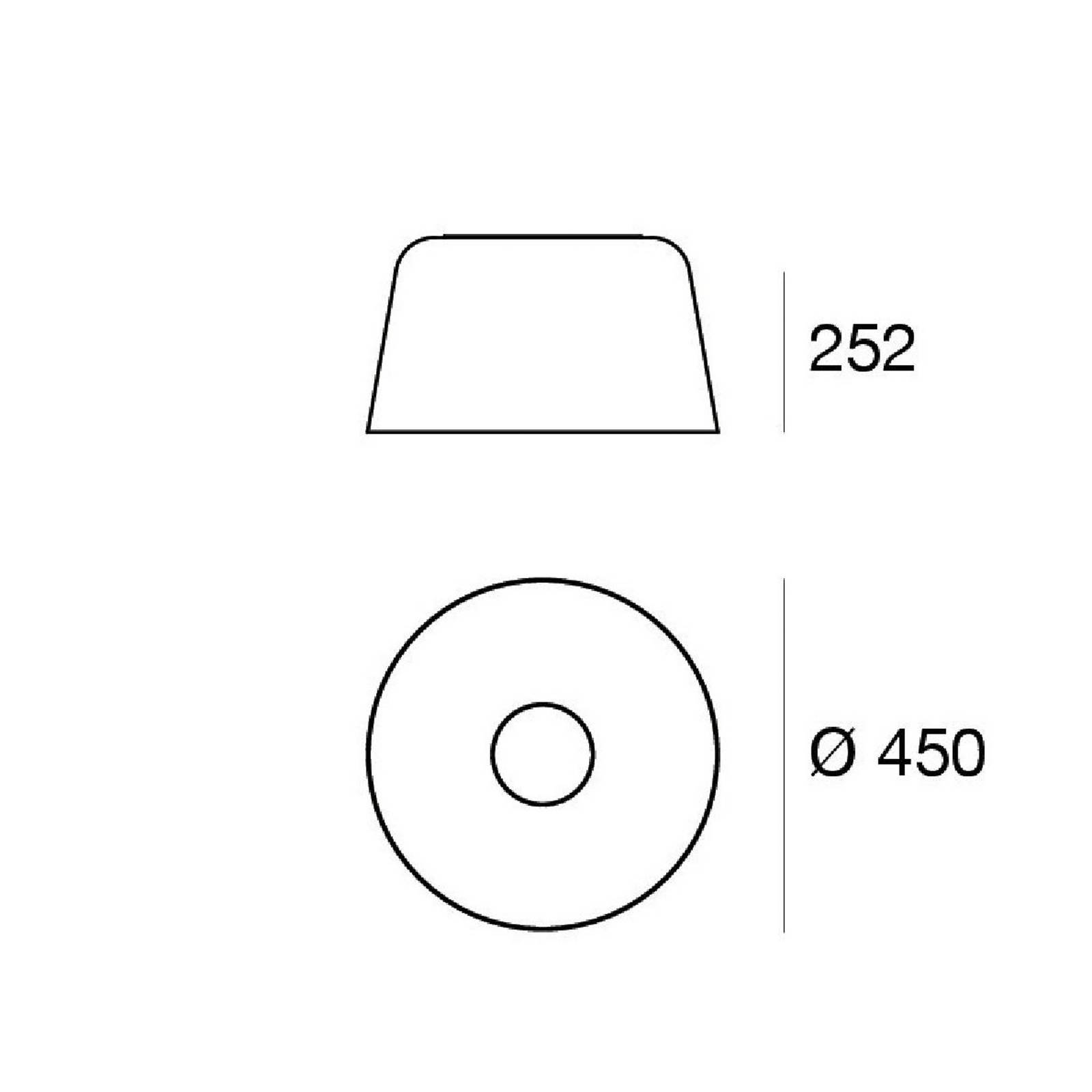 LED-Deckenleuchte Delfi_S, schwarz, Ø 45 cm, Metall günstig online kaufen