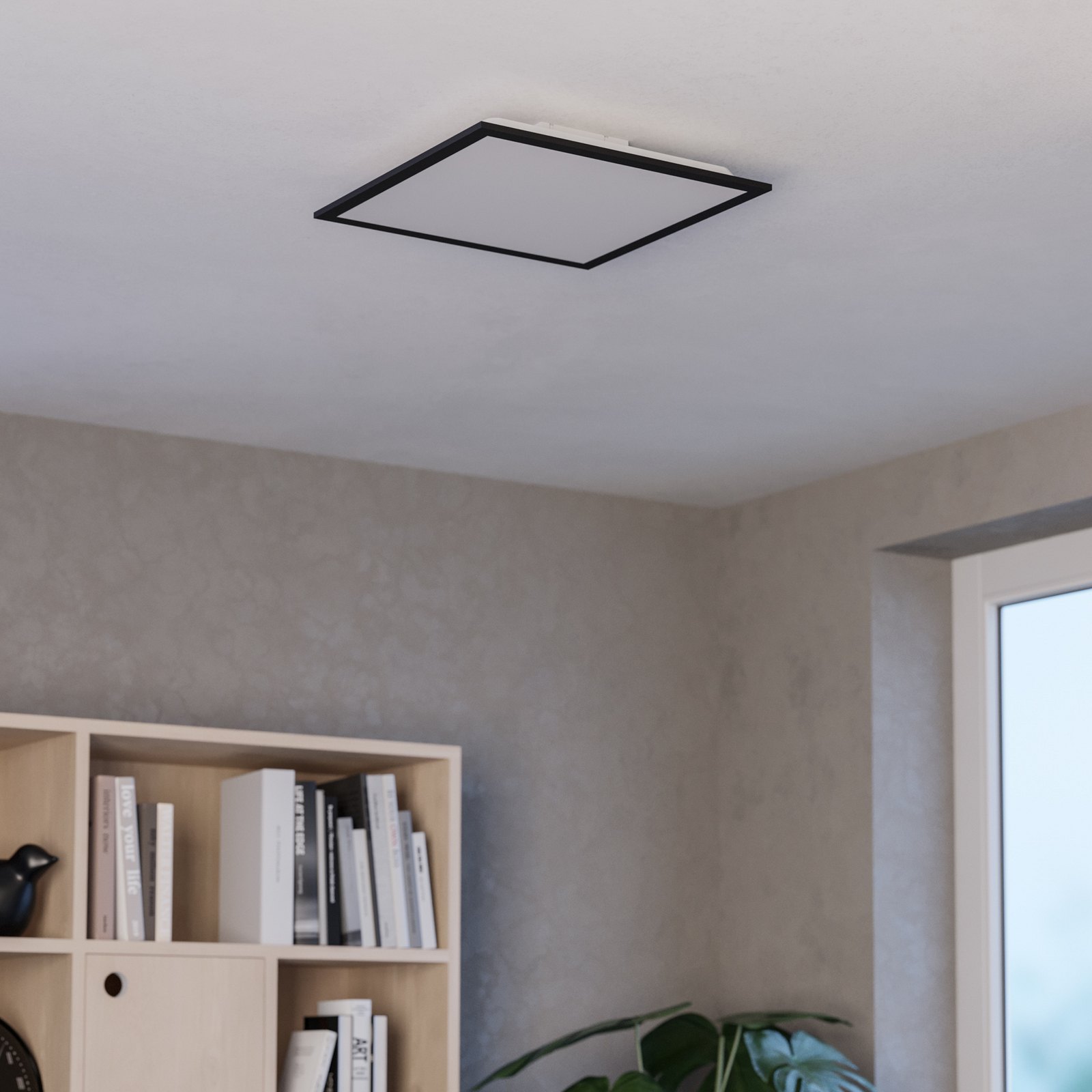 Barlaston tafellamp, hoogte 39 cm, zwart/grijs, metaal/stof Barlaston tafellamp, hoogte 39 cm, zwart/grijs, metaal/stof