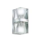 Ice Cube Double Aplică de Perete Clear - Fabbian