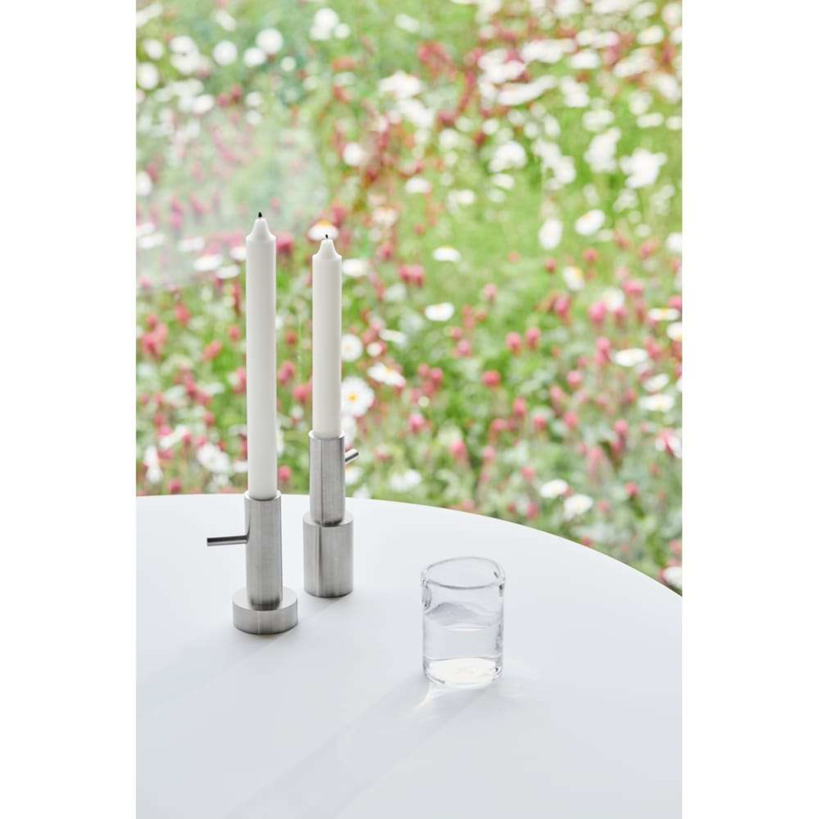 Candleholder Single #1 Stainless Steel - Fritz Hansen