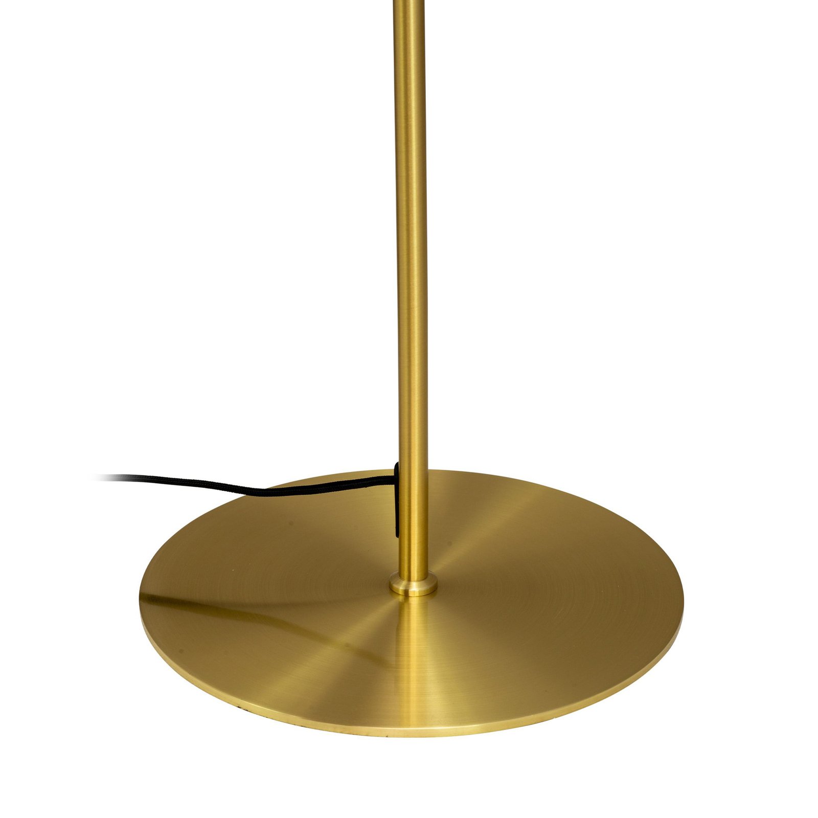 Dyberg Larsen floor lamp DL31, brass-coloured, height 133 cm