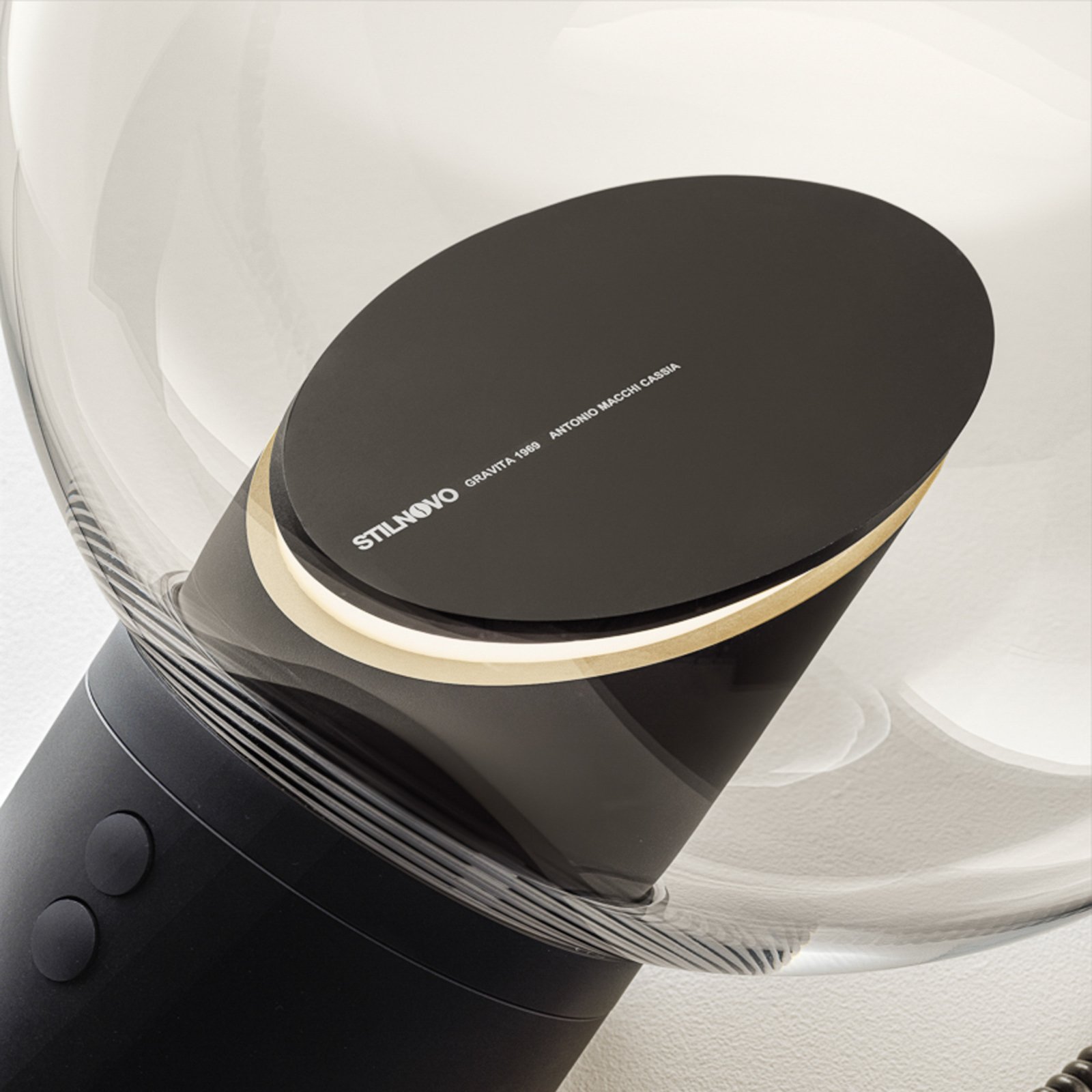 Lampada LED da tavolo Gravita, a 2 luci - Stilnovo Lampada LED da tavolo Gravita, a 2 luci - Stilnovo