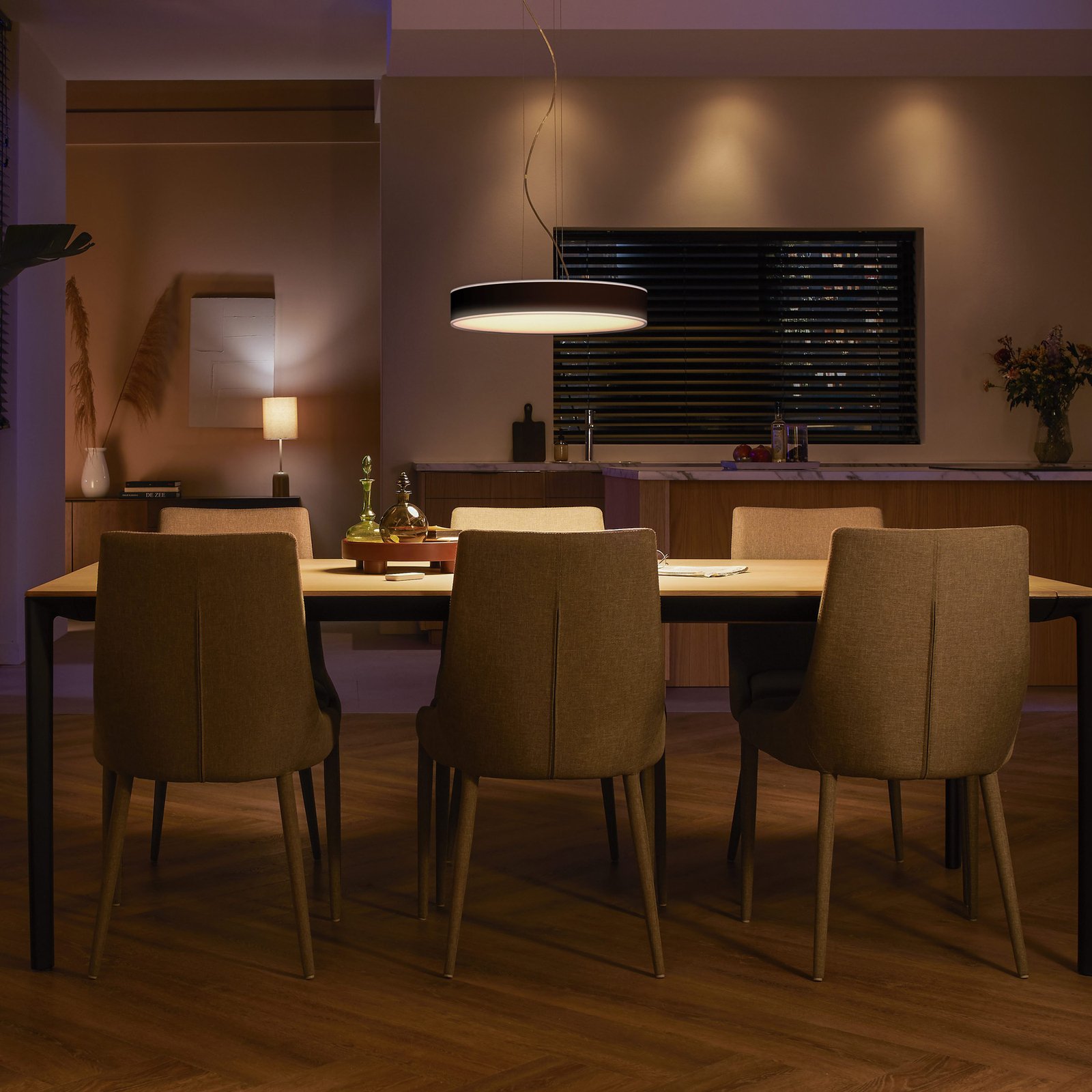 Hue Enrave Pendelleuchte White Amb. Black - Philips Hue