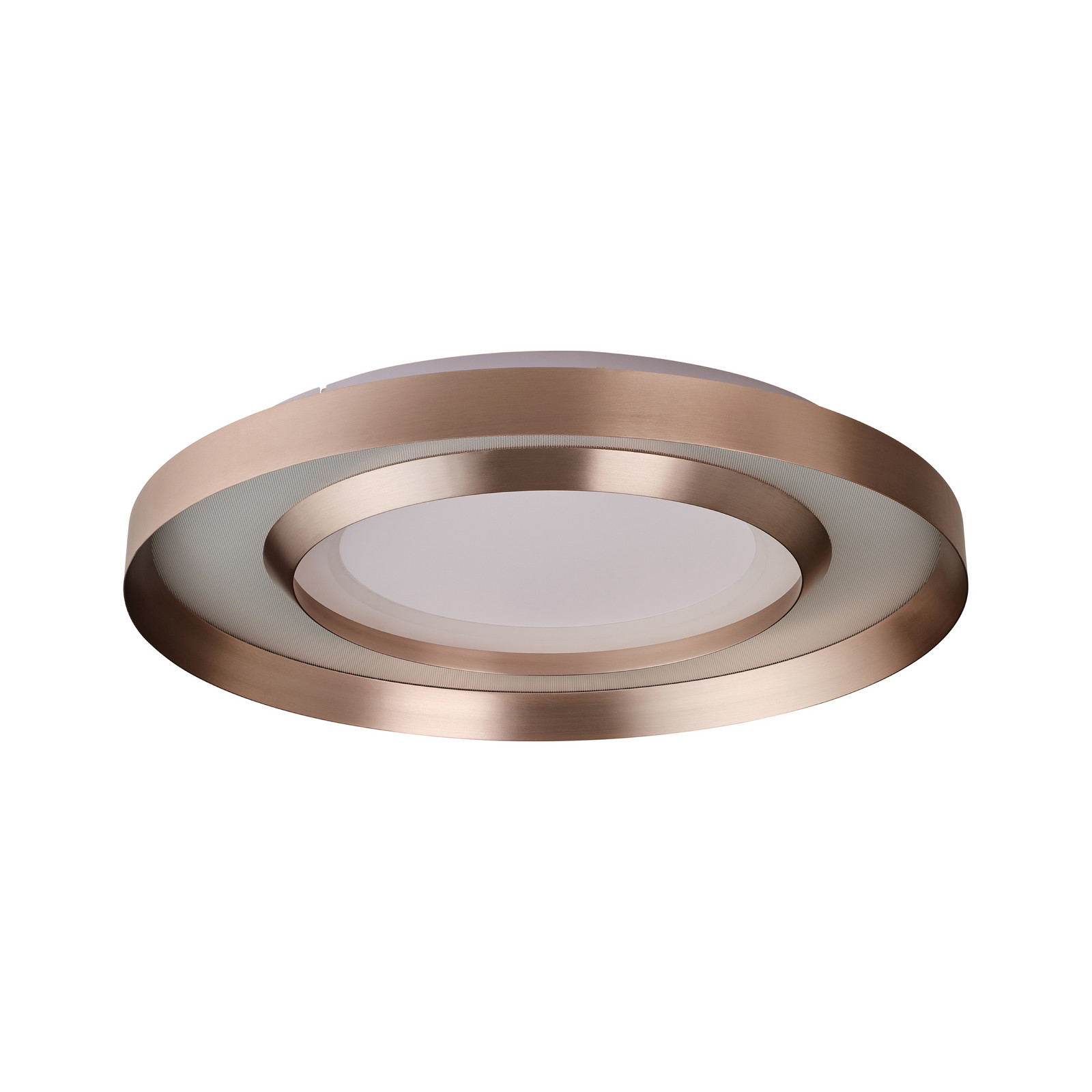 Brilliant Plafonieră LED Onix Ø 60 cm auriu roz metal - Camera de zi / sufragerie - Modern - aur roz - Aluminiu