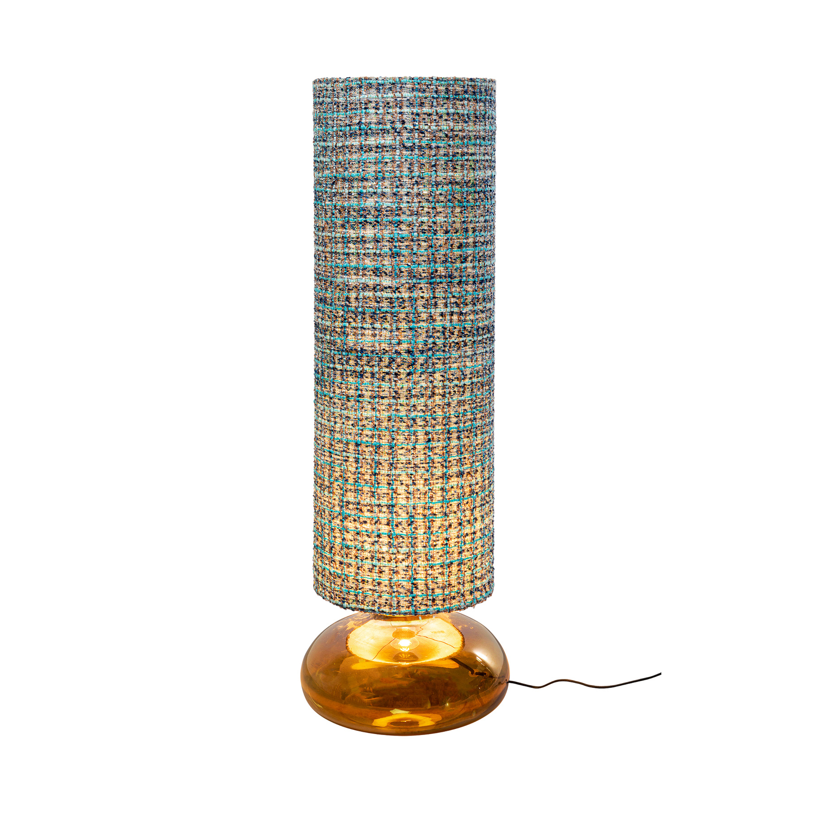 KARE Zagora gulvlampe, tekstilskærm i pastelfarver