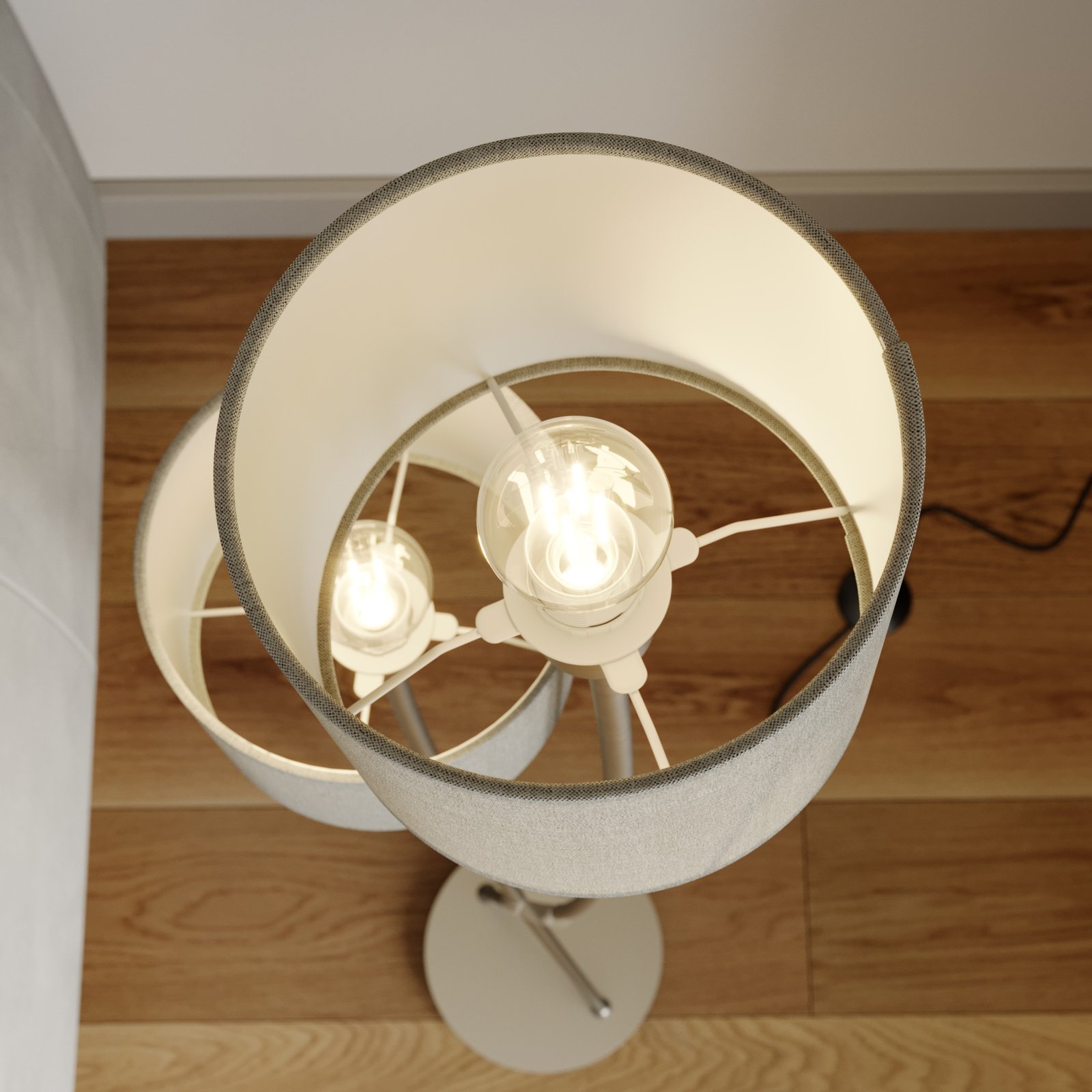 Juljana 2 Floor Lamp Taupe - Lucande