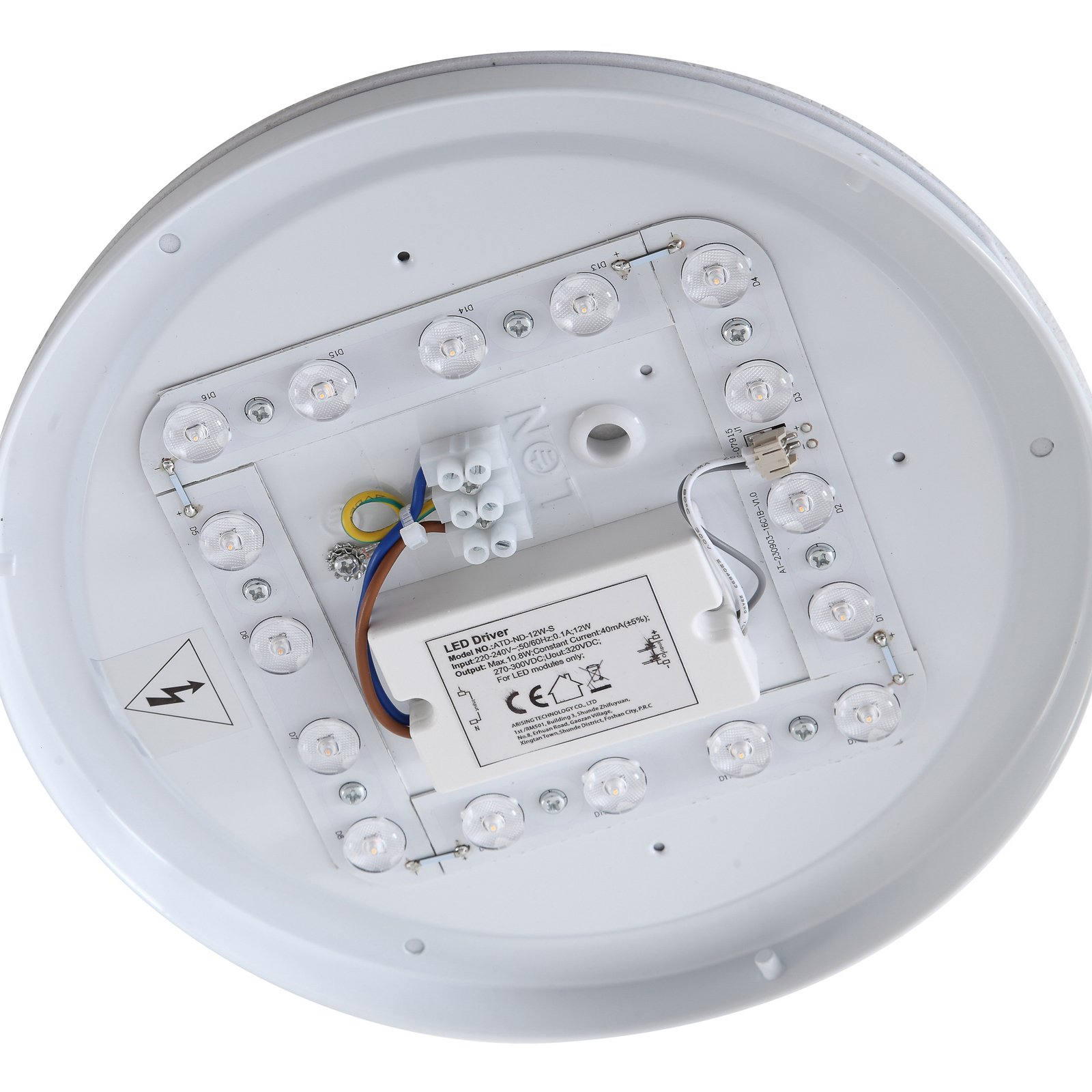 Kirkola LED Outdoor Ceiling Lamp Ø26 3000K White - Lindby