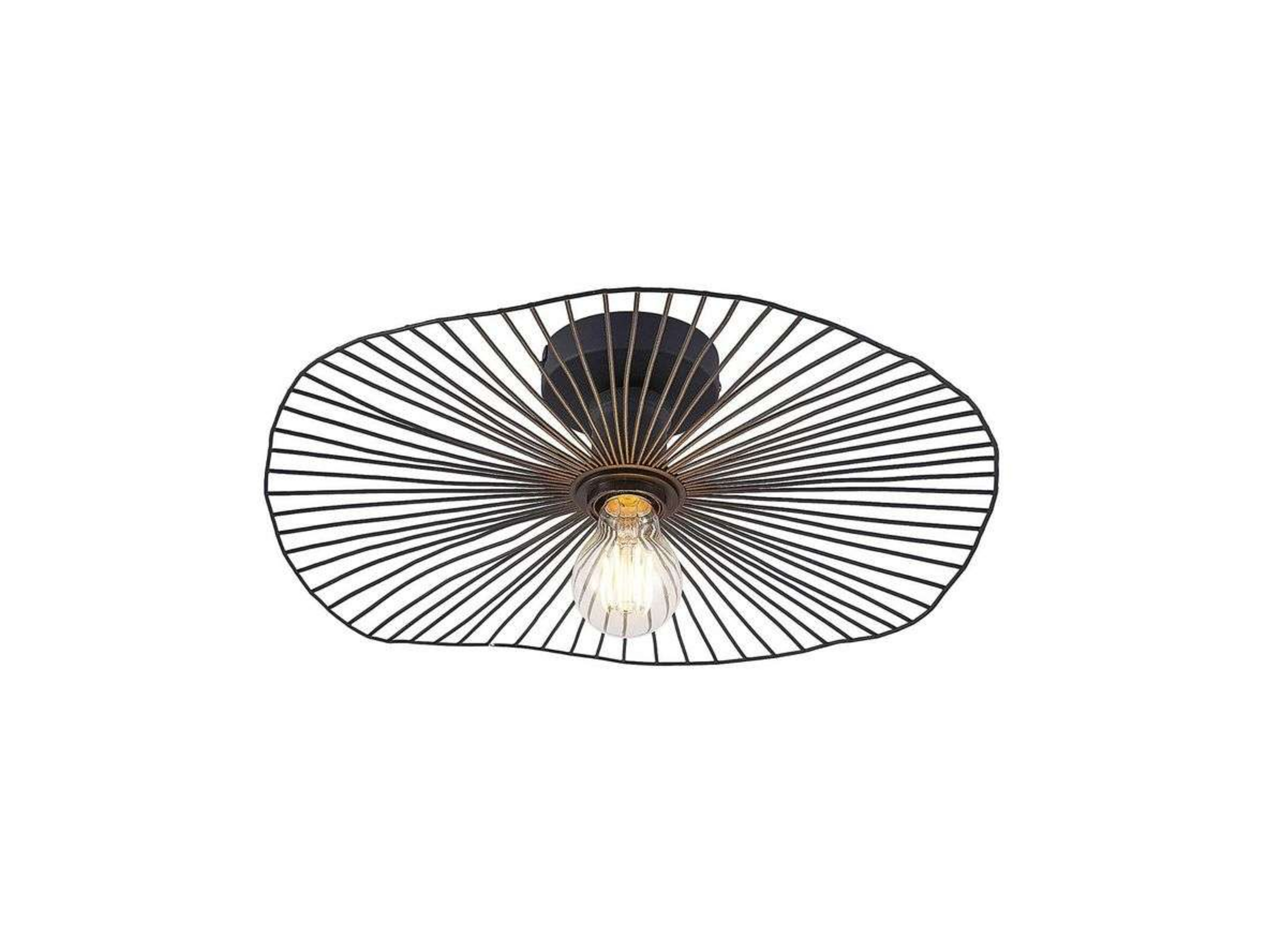 Ruota Lampa Sufitowa Matt Black - Lindby