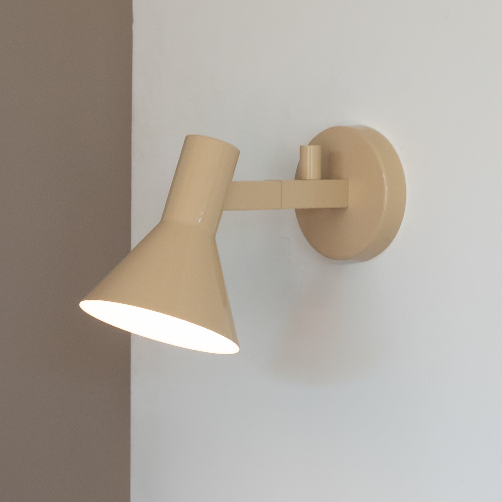 IT'S ABOUT ROMI Wandlampe Stavanger, beige, Stecker, 20 cm