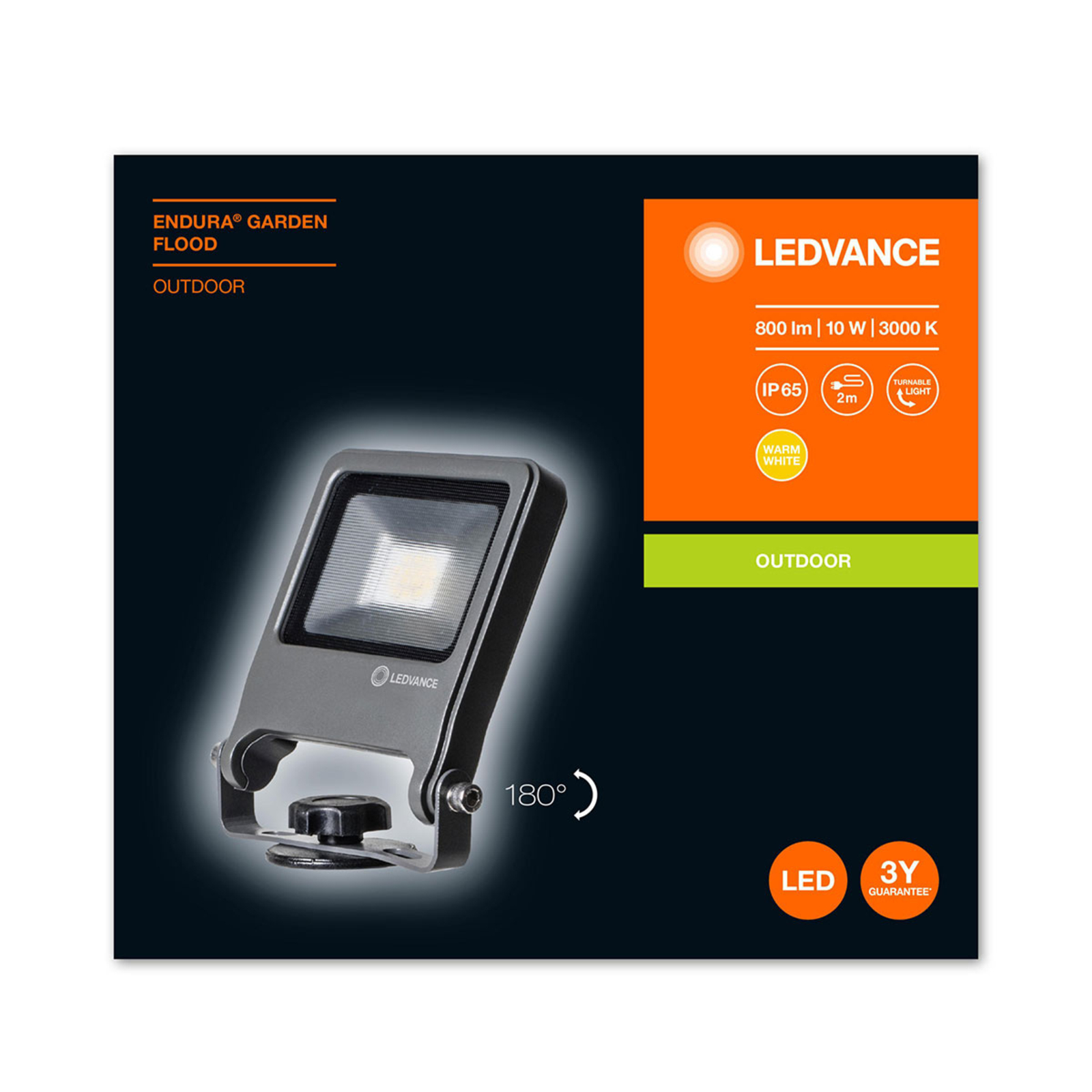 LEDVANCE Endura Garden Flood 10W aplique LED