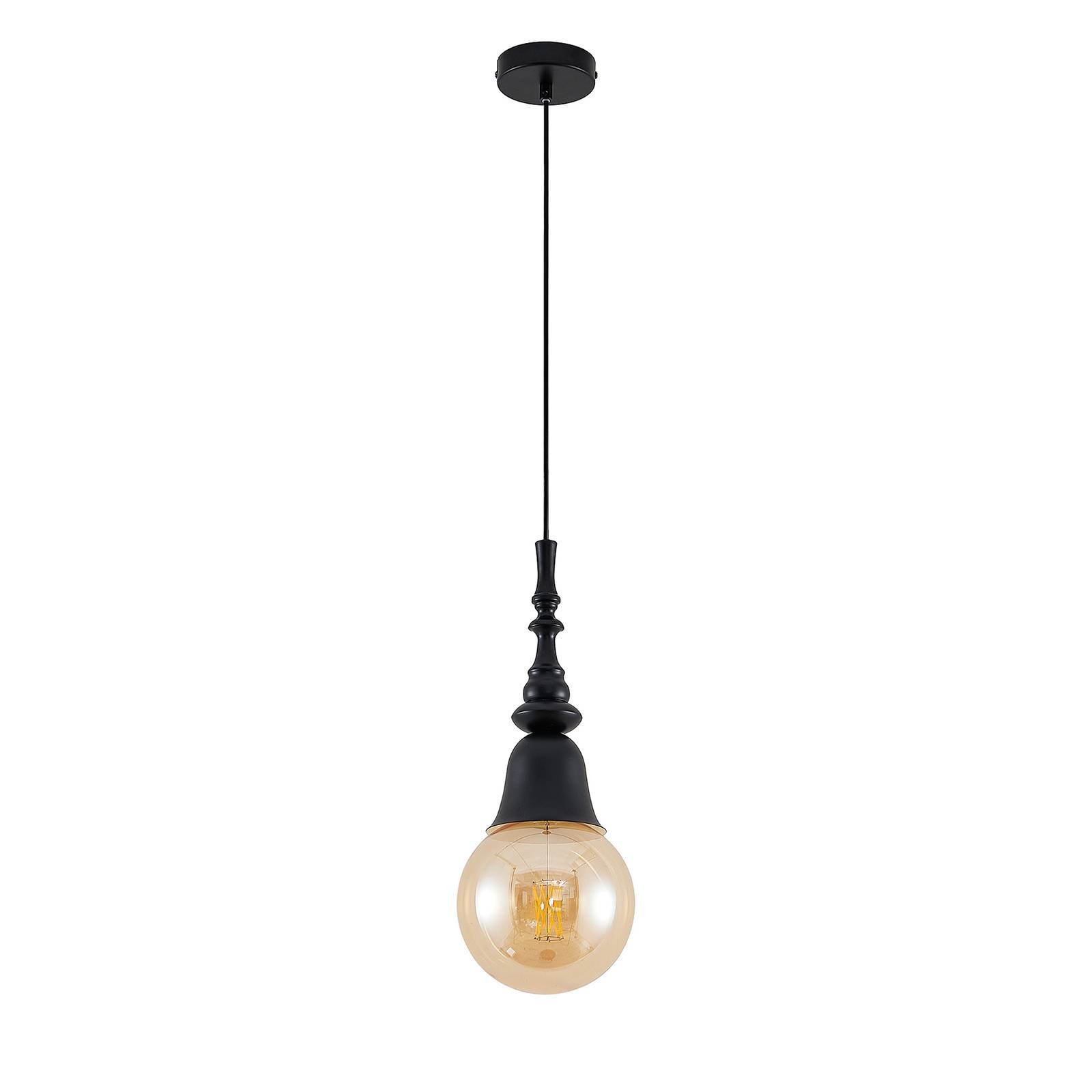 Lucande Pendant Light - Living / Dining Room - Hanging Light - dimmable - Modern - Black