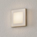 BEGA Accenta LED recessed wall lamp angular, outer ring