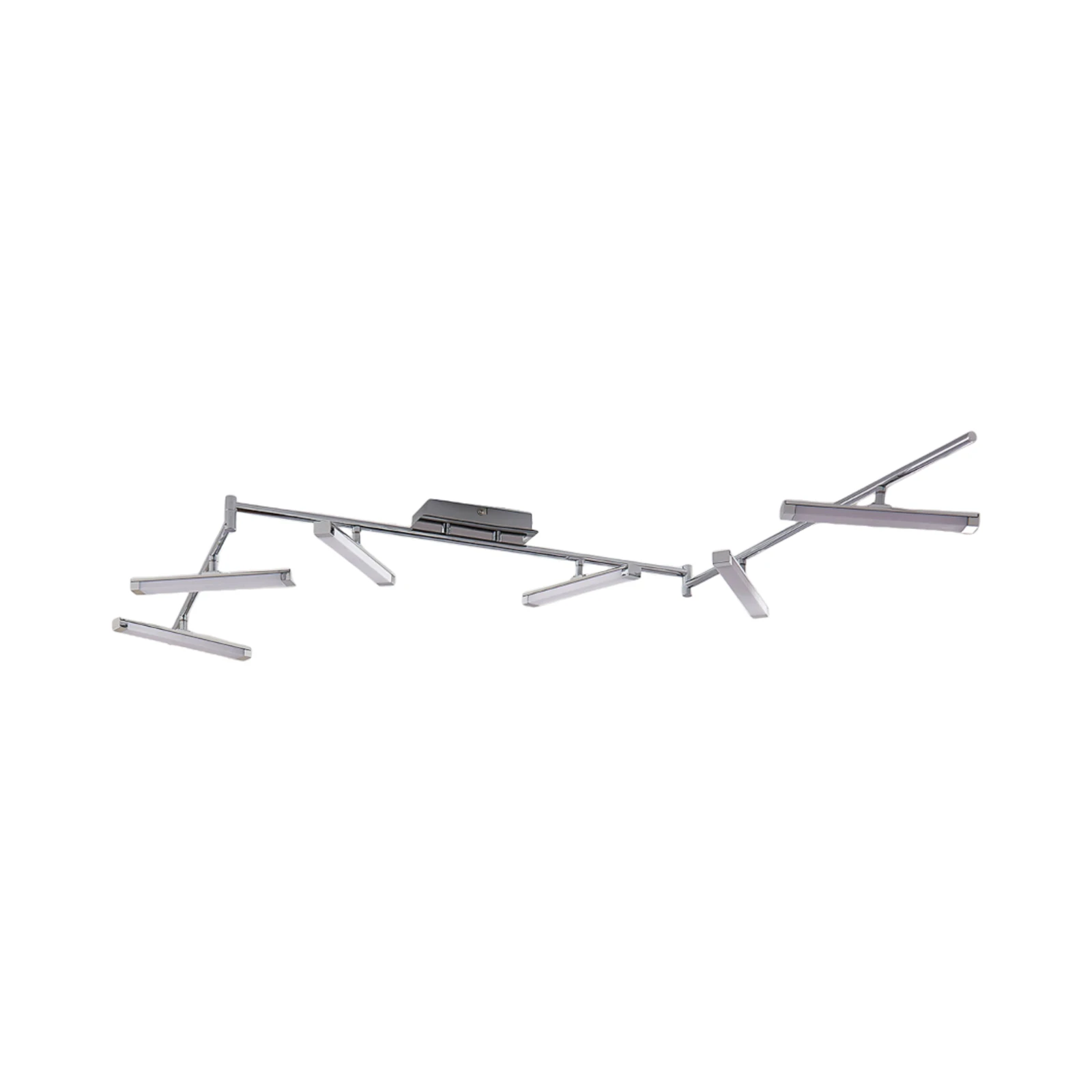 Plafoniera LED Lindby Pilou, a 6 luci, dimmerabile, cromo