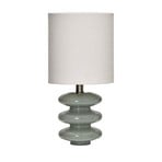 Step S stolová lampa svetlo modrá bavlna sklo - House Doctor