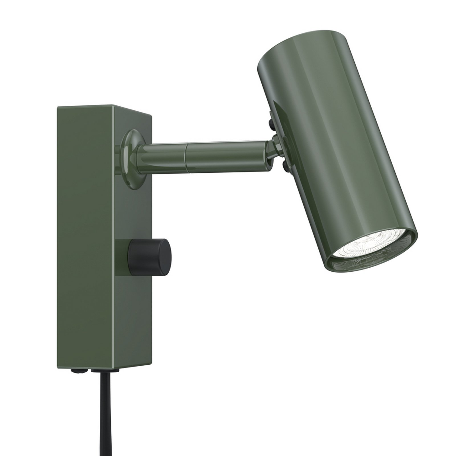 Cato vegglampe skoggrønn/svart høyde 15 cm dimbar - Belid Cato vegglampe skoggrønn/svart høyde 15 cm dimbar - Belid