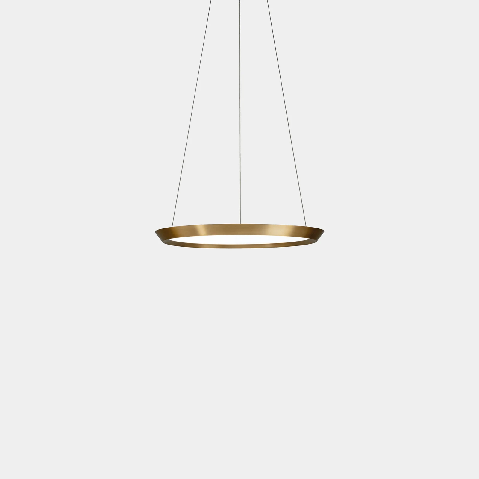 LEDS-C4 Saturn LED висяща лампа месинг сатен Ø 60cm