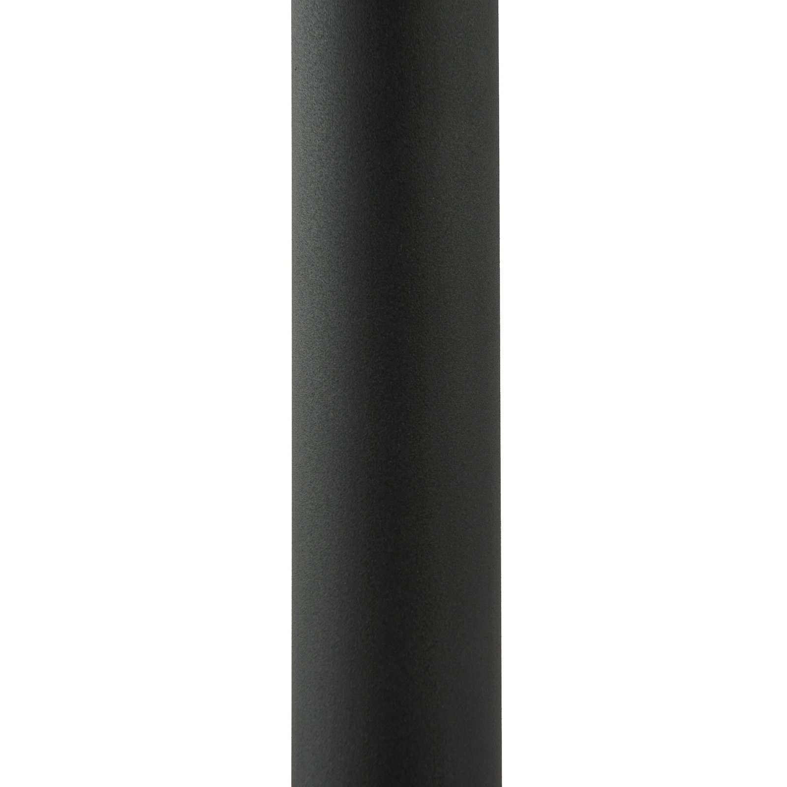 Lindby Stehlampe Braccio, grau/schwarz, Glas, 5-flg, 204,5cm