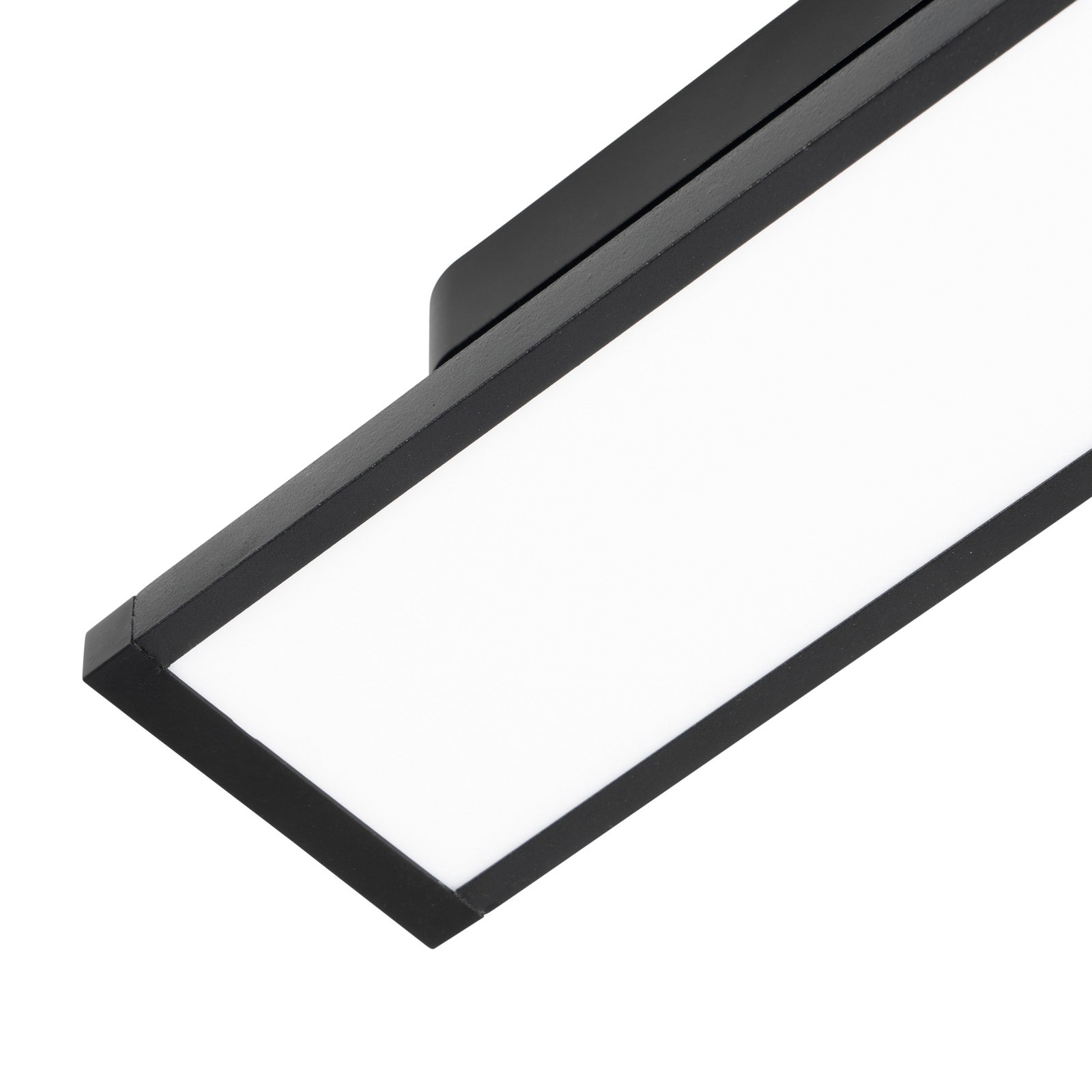 Lindby Panneau LED 48V Lumaro, noir, aluminium, longueur 20 cm