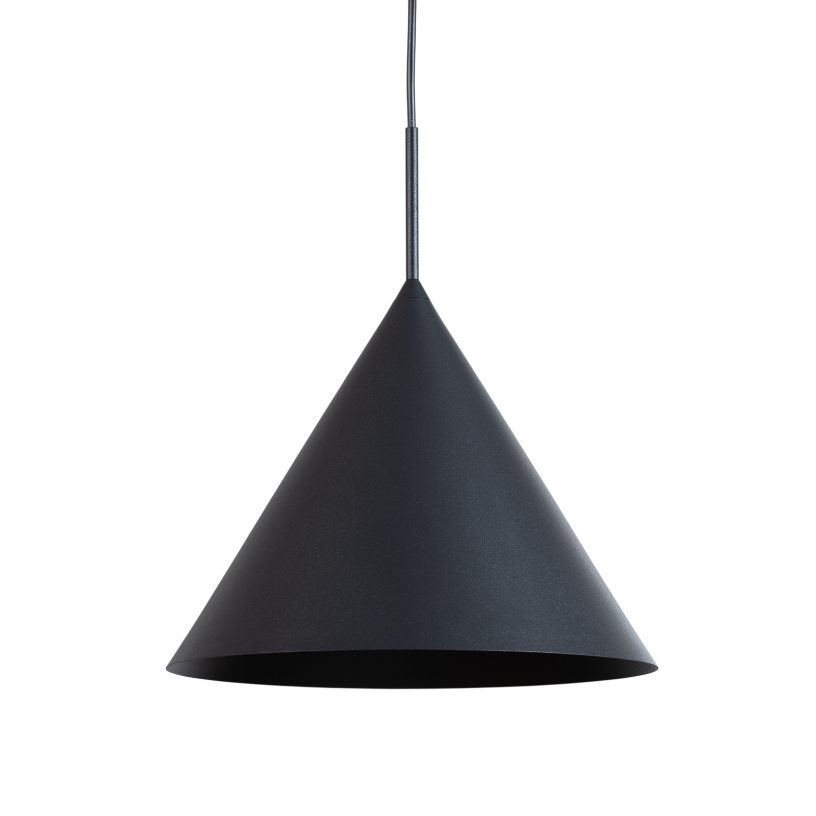 Capital pendant light, black, 1-bulb, Ø 32 cm, GX53