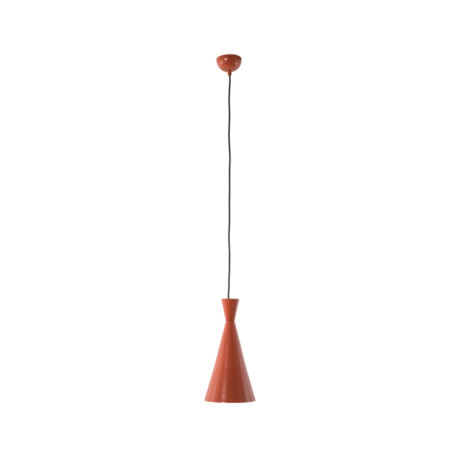 Candeeiro suspenso Tom, laranja, metal, Ø 19 cm, E27