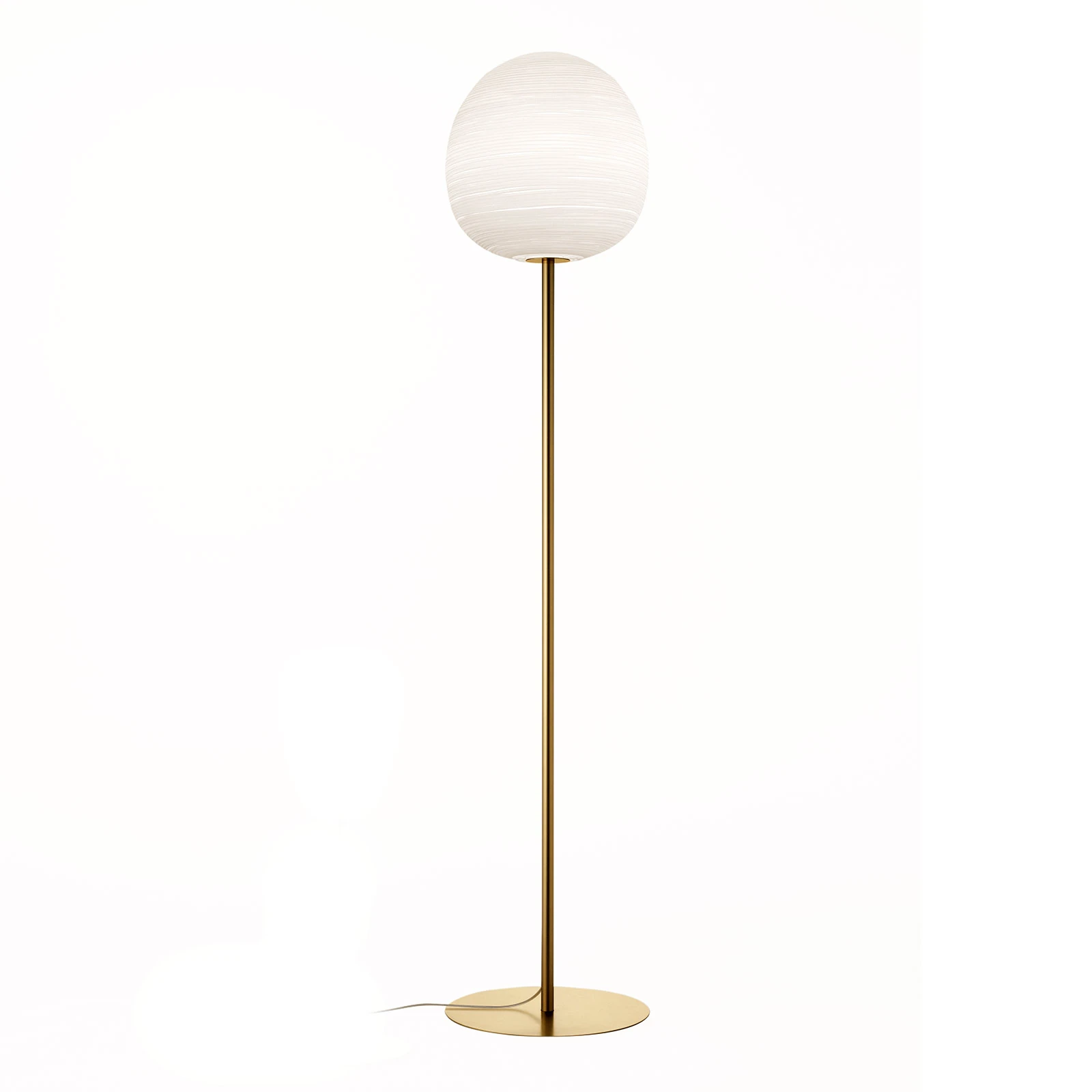 Foscarini Rituals XL candeeiro de pé, regulável, dourado