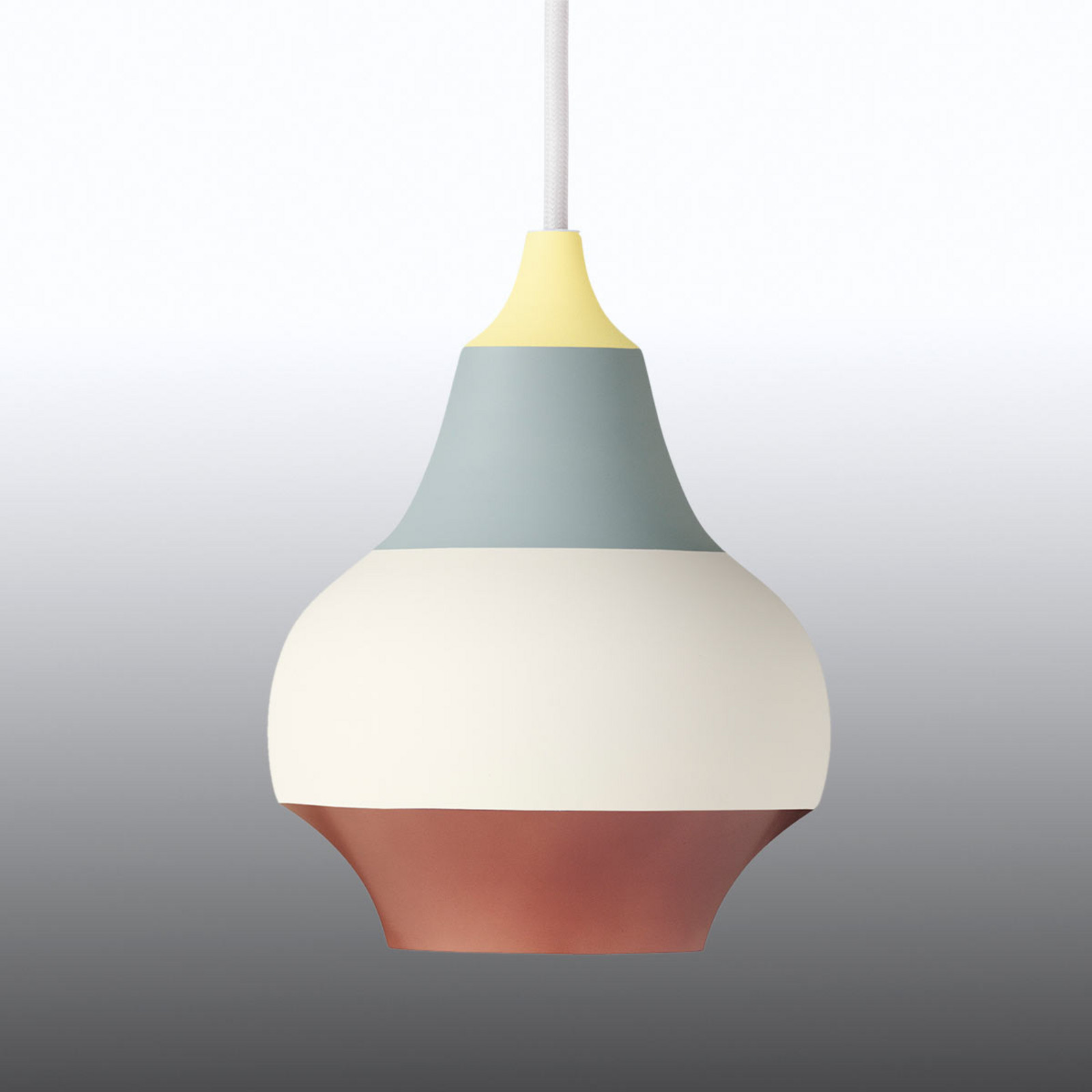 Louis Poulsen Cirque lampă susp. galben 15 cm - Camera de zi / sufragerie - design - galben albastru porumbel alb cupru - Metal