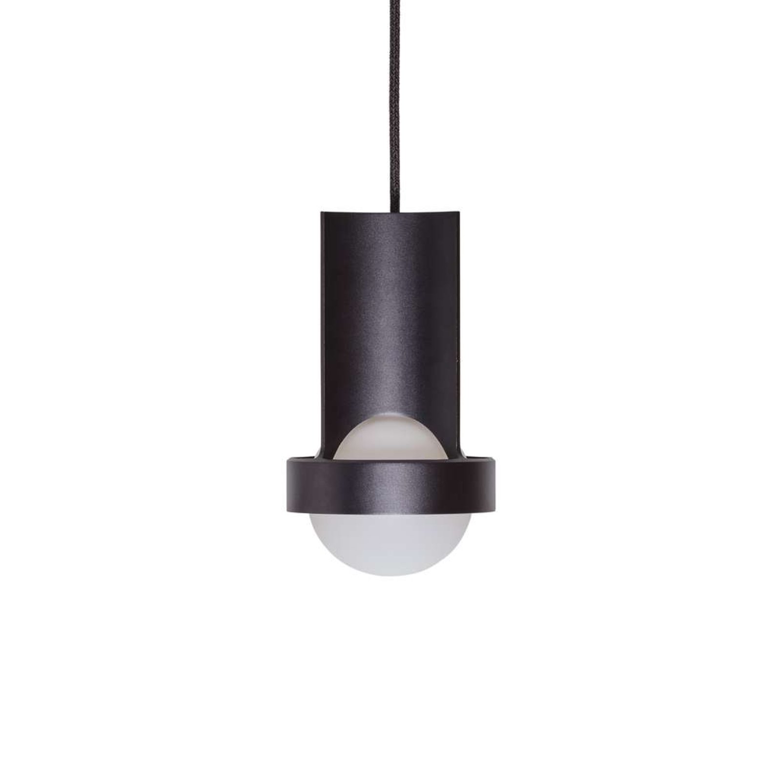 Loop Závěsná Lampa Single Small w/Sphere III Dark Grey - Tala