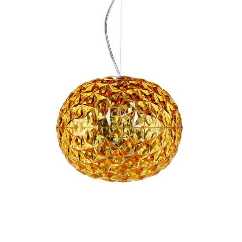 Kartell - Planet Pendelleuchte Gelb