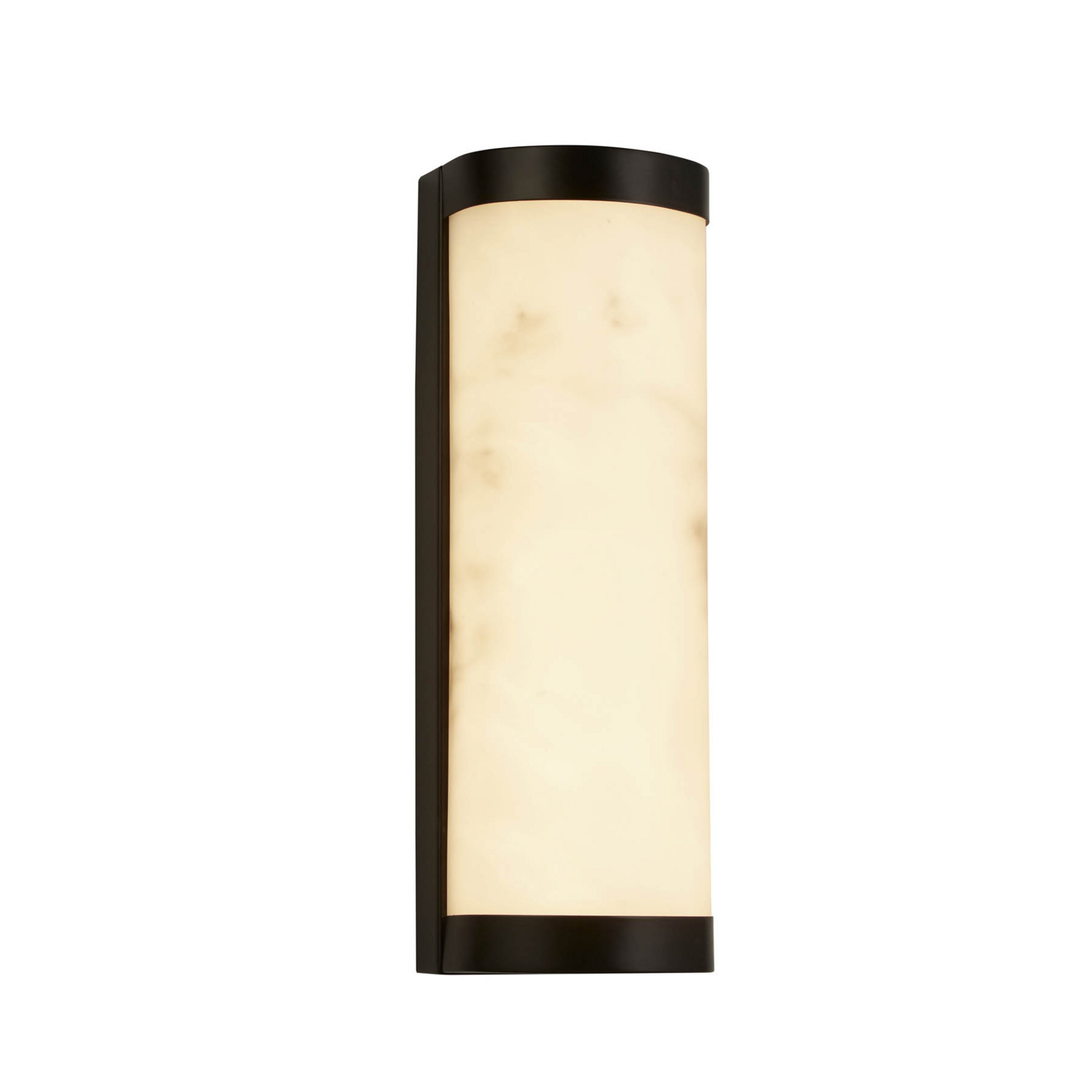 LED-Wandleuchte Nile, Höhe 25 cm, schwarz, Stahl, IP44