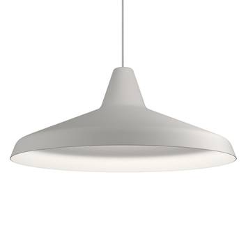 Hängelampe Titan mit weitem Metallschirm