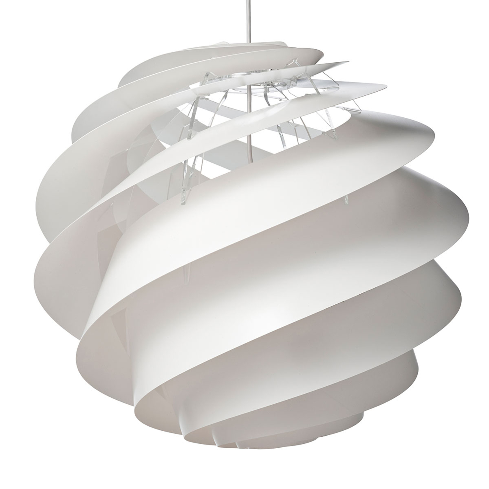 LE KLINT Swirl 3 Large - baltos spalvos pakabinamas šviestuvas