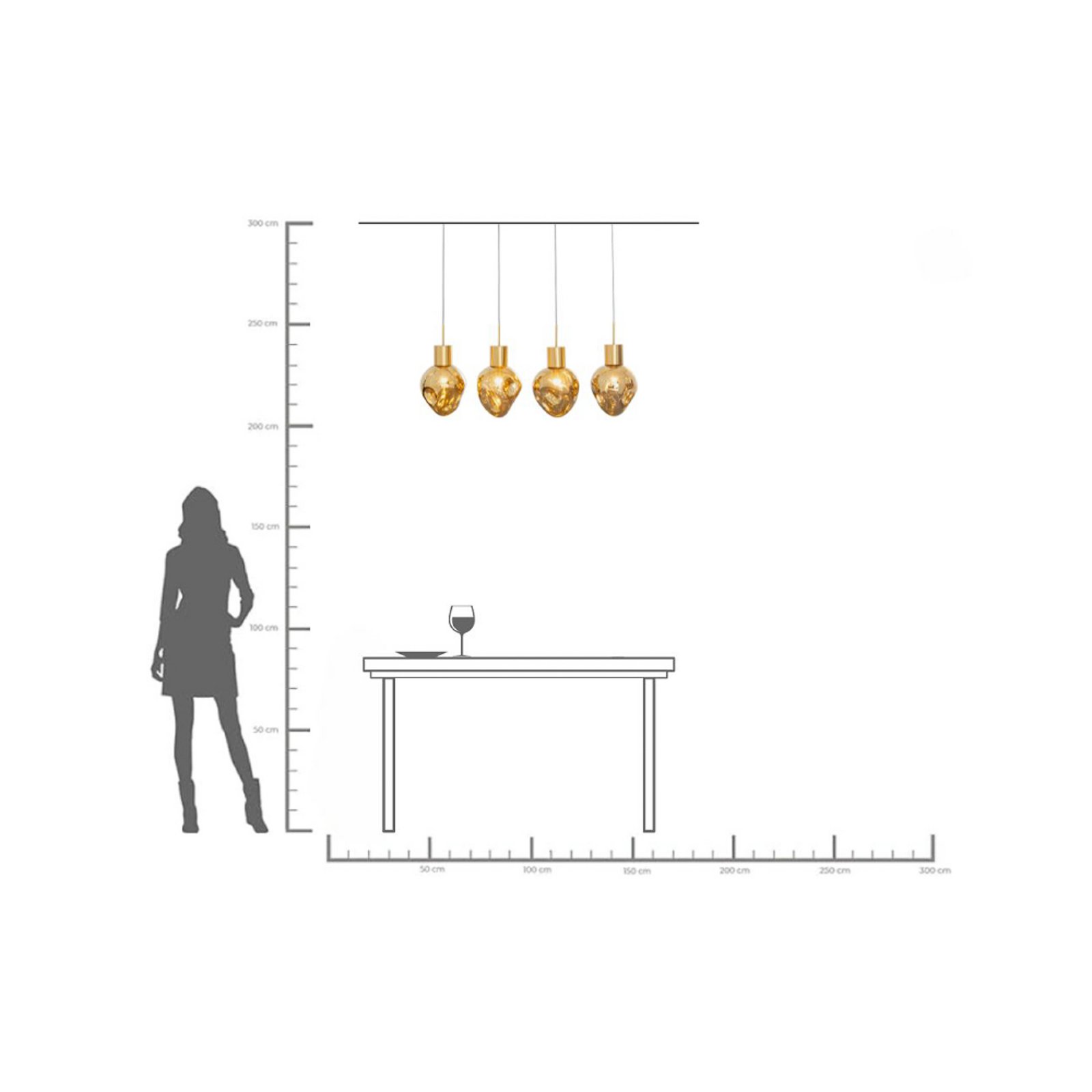 Kare pakabinamas šviestuvas „Supernova“, gintaro spalvos, 110 cm, E27 Kare pakabinamas šviestuvas „Supernova“, gintaro spalvos, 110 cm, E27