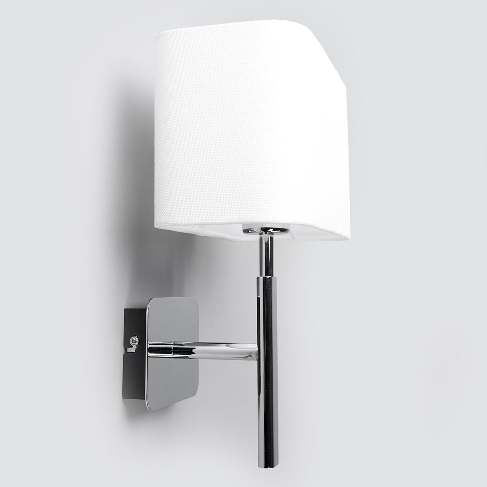 Jettka Wandleuchte White/Chrome - Lucande