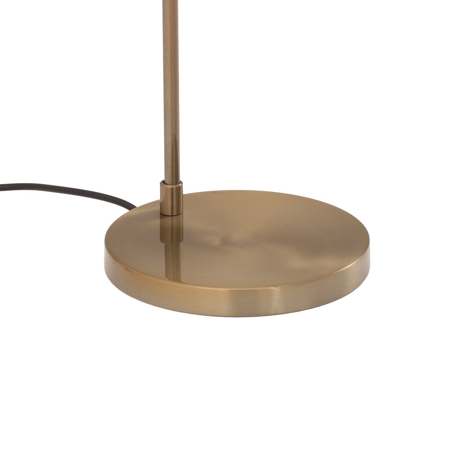 Gulvlampe Viran, antik guld, glas, højde 146 cm, E14