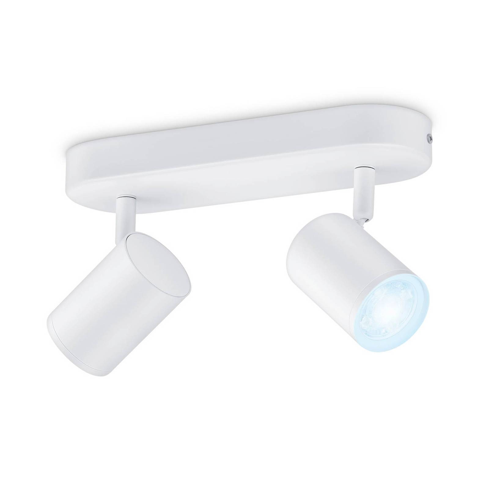 WiZ Imageo spot LED double, 2 700-6 500 K blanc