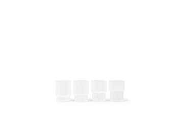 Ripple Small Glasses Set of 4 Frosted - Ferm Living