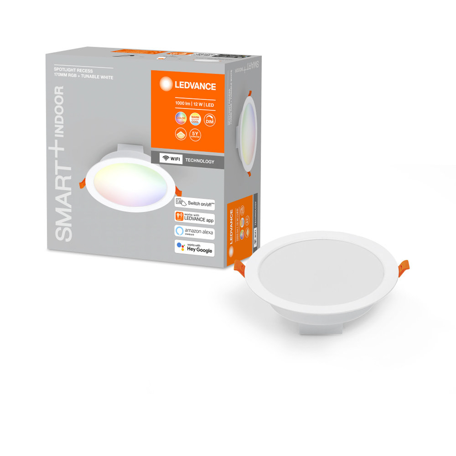 LEDVANCE SMART+ WiFi Spot LED vestavné bodové svítidlo, 110°