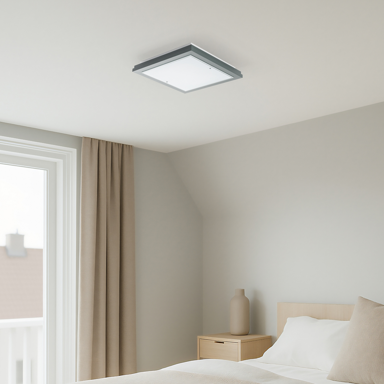 Laevalgusti Tally, laius 42 cm, salvei roheline, puit, E27