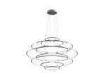 Drop 9 Lustră Pendul Satin Silver - Nemo Lighting