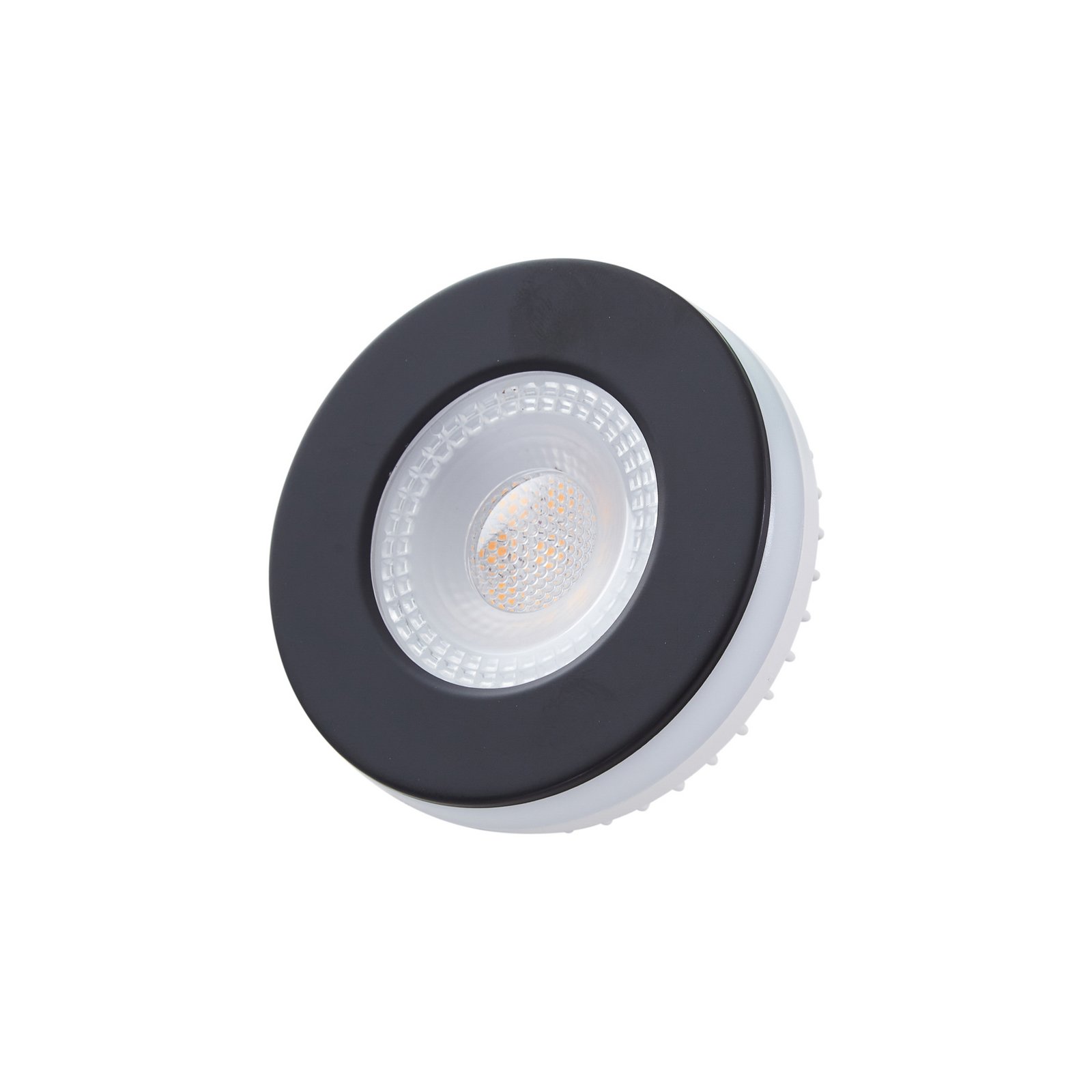 Lindby LED bulb, GX53, 4.8W, black, 2,700 K, 7.5 x 3 cm