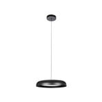 Florie LED-hængelampe, sort, metal, Ø 40 cm – Lindby