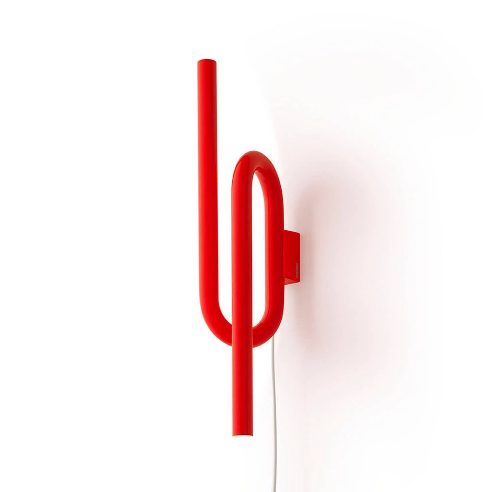 FOSCARINI Foscarini Tobia LED wall light with cable orange, for Living / Dining Room, metal, 12 W, energy efficiency: A+, H: 40 cm