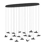 Paratebueno závěsné světlo černé 17-žárovkové - EGLO Stars of Light